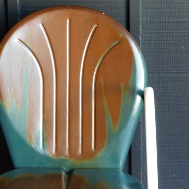 Retro Patina&#x27;d Metal Garden Chairs Newly Sealed (sold individually)