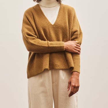7115 V-Neck Sweater, Dijon