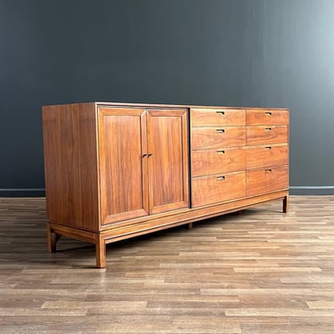 Mid-Century Modern 11-Drawer Walnut Dresser, c.1960’s 