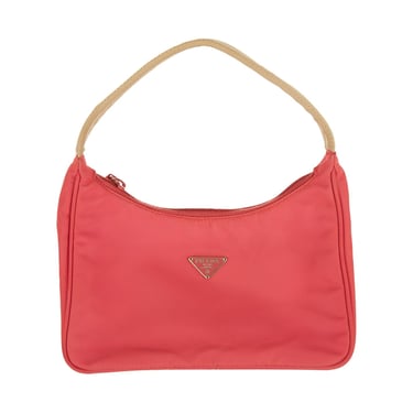 Prada Pink Nylon Mini Shoulder Bag