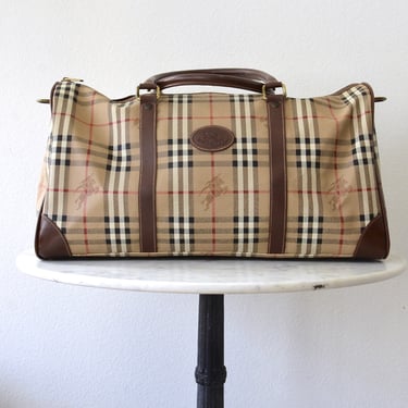 Burberry Nova Check Weekender Duffle Bag