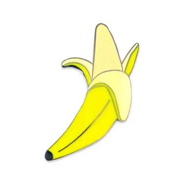 Peeled Banana Enamel Pin