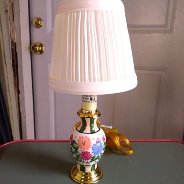 VINTAGE Ginger Jar Vase Night Light Lamp, French Country, Living Room Decor 