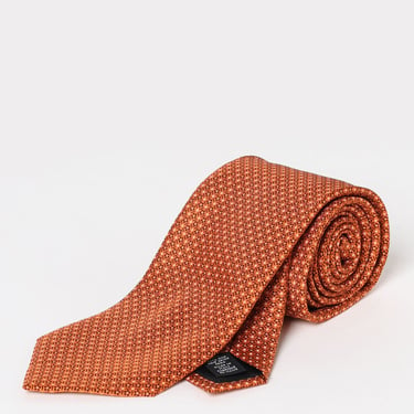 Zegna Tie Men Orange Men