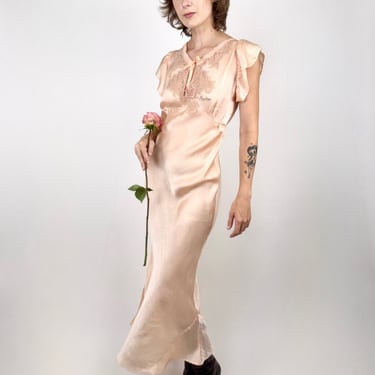 Hello Angelina Blush 30s Slip Dress