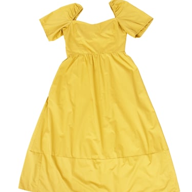 Ali Golden Poplin Party Dress