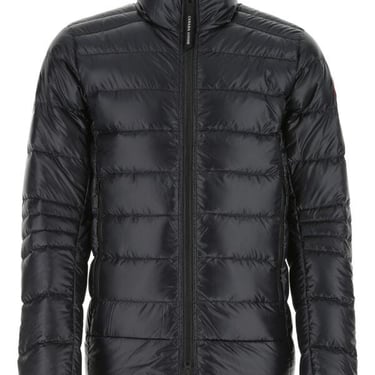 Canada Goose Men Black Nylon Crofton Down Jacket