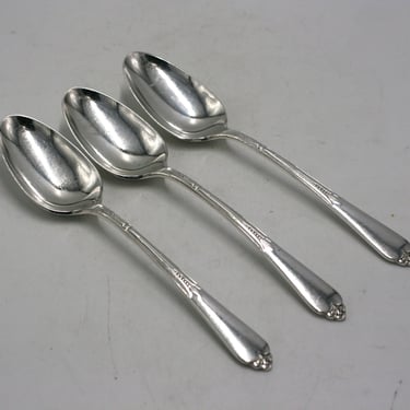 vintage Rogers Inspiration Serving Spoons Set of Three 