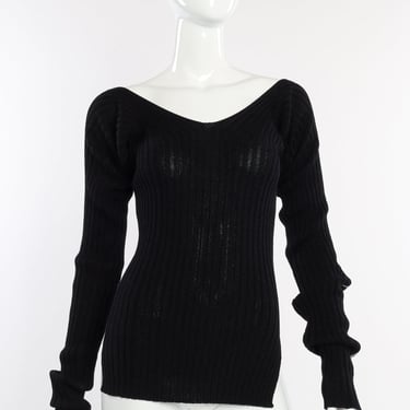 Ribbed Knit Sweater Top