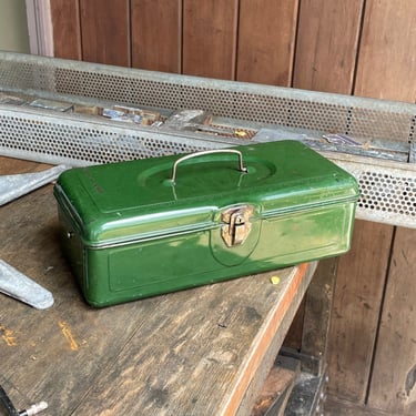 Green Toolbox Shiny Old Union Made Box 