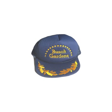 Vintage Busch Gardens Hat Snapback Embroidered