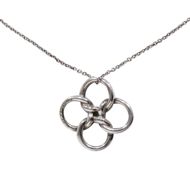 Tiffany &amp; Co. - Sterling Silver Knot Loop Elsa Peretti Necklace