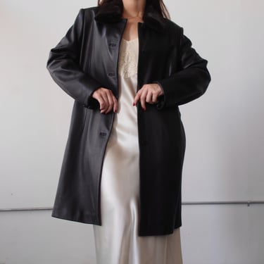 2000s Buttery Leather Coat