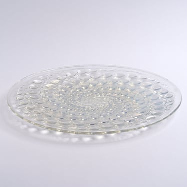 Lalique Volutes Opalescent Glass Plate 