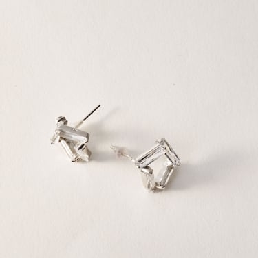 Sterling Silver Geometric Studs