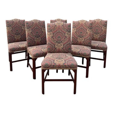 Hickory Chair Chippendale Parsons Dining Chairs - Set of 6 