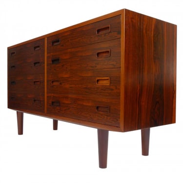 1960s Rosewood 8 Drawer Dresser by Poul Hundevad, Denmark