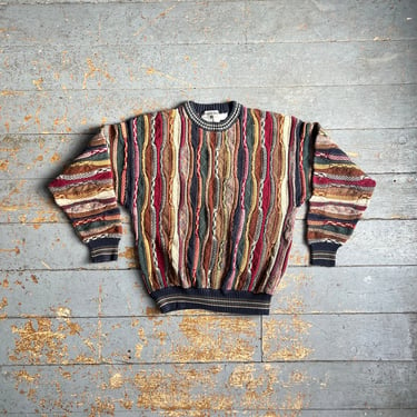Vintage 90s Idea Uomo ‘Coogi’ Style Sweater 