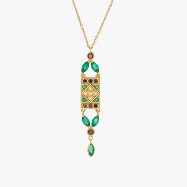 Ava Necklace 1 - Vert