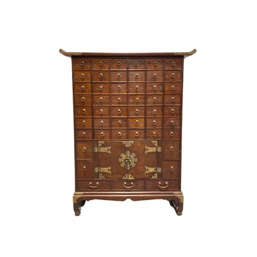Antique ASIAN APOTHECARY Spice CABINET , c. 1920’s 