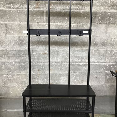 Steel Coat Rack with Shelf (Seattle)