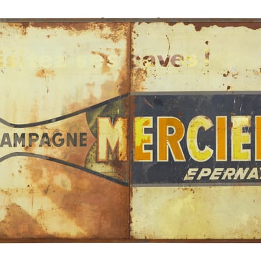 Vintage Champagne Sign