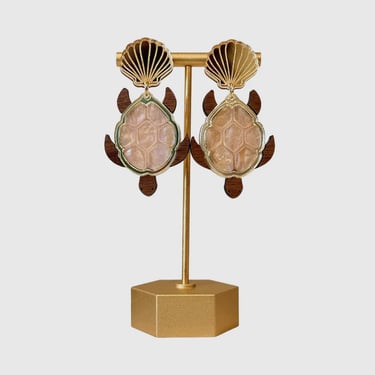 Sample Sale Turtle Dangle Earrings