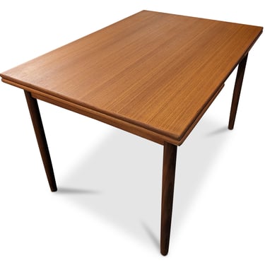 Teak Dining Table W Two Leaves - 122225