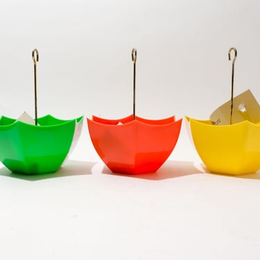 Vintage Umbrella Shaped Planters, Forecast Products, SOLD INDIVIDUALLY 