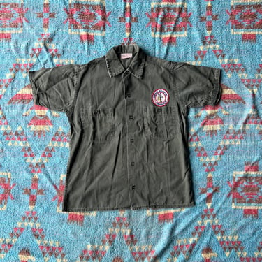 Vintage 50s Bear Safety Service Sanforized Work Shirt 