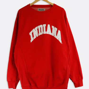 Vintage Indiana Spell Out Sweatshirt Sz XL