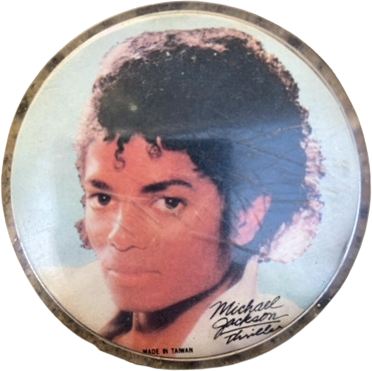 80s Original Michael Jackson Button/pinback By Micheal Jackson