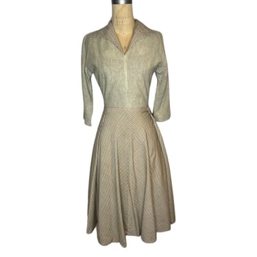 1940s wool dress 