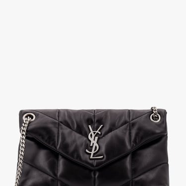 Saint Laurent Women Puffer Small Leather Shoulder Bag