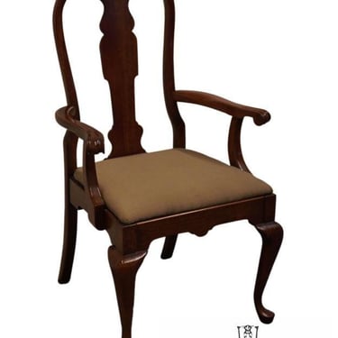 PENNSYLVANIA HOUSE Traditional Queen Anne Style Cherry Splat Back Dining Arm Chair 11-3110 