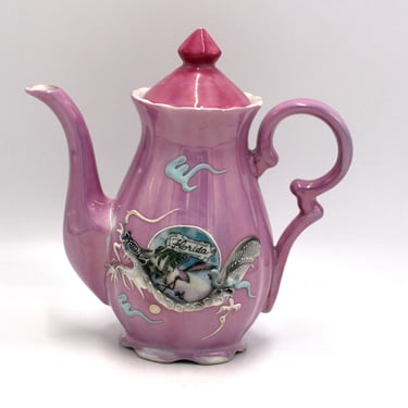 vintage Moriage Dragon Ware Florida Souvenir Teapot made in Japan 