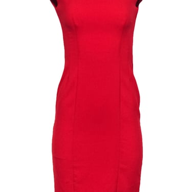 Maeve - Red Cap Sleeve Midi Dress Sz 0