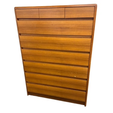 Nordisk Andels-Eksport Denmark 9 drawer Mid Century Modern Chest Dresser EK221-246