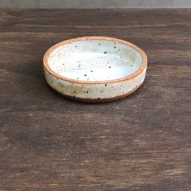 Little Ceramic Bowl - Cross Dipped Speckled Glossy 