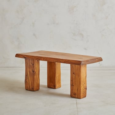 Rustic French Pine Coffee Table