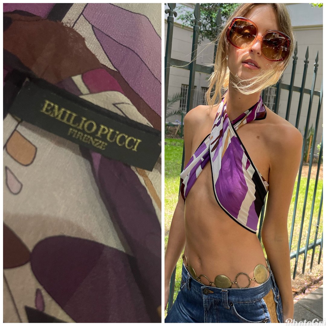 Lot - Emilio Pucci Cashmere & Silk Scarf