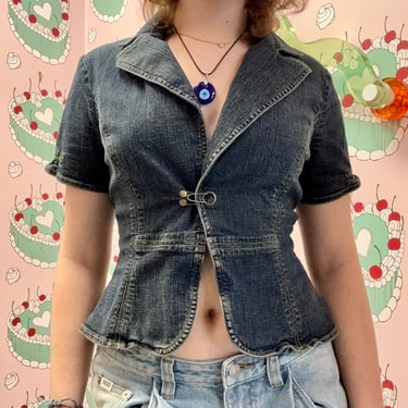 Y2K Bandolino Denim Top