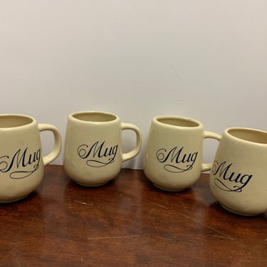 Set of Vintage Mugs 