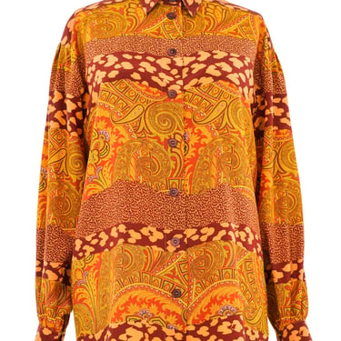 Escada Sunset Paisley Printed Blouse