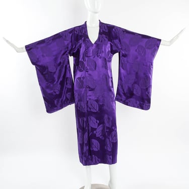 Majestic Leaf Silk Kimono