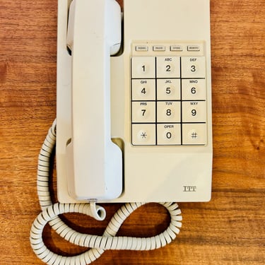 ITT Vintage Button Push Wall Phone