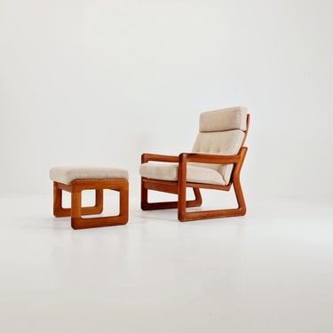 Mid century teak easy lounge chairs by Komfort Möbelfabrik, 1960s 