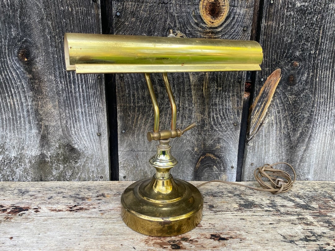 Vintage Desk Lamp Gold Desk Lamp Brass Desk Filosaphy Home East