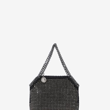 Stella Mccartney Women Falabella Crystal Mesh Mini Tote Bag