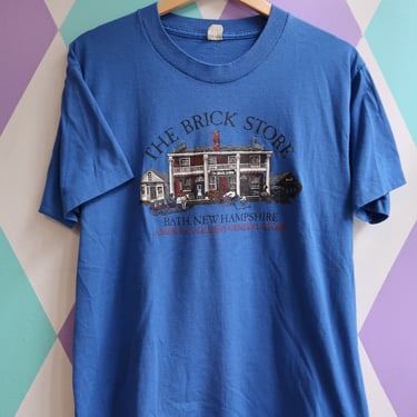 Vintage 80s The Brick Store Bath, New Hampshire Graphic Tee